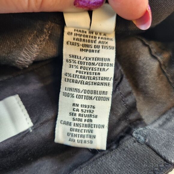 Helmut Lang Charcoal Grey Waxed Coated Denim Pull-on Legging Pants Sz 27 - Picture 9 of 12